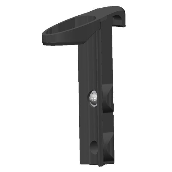 TOPRO TOPRO Griffbefestigung- ATR- grau- 25 mm