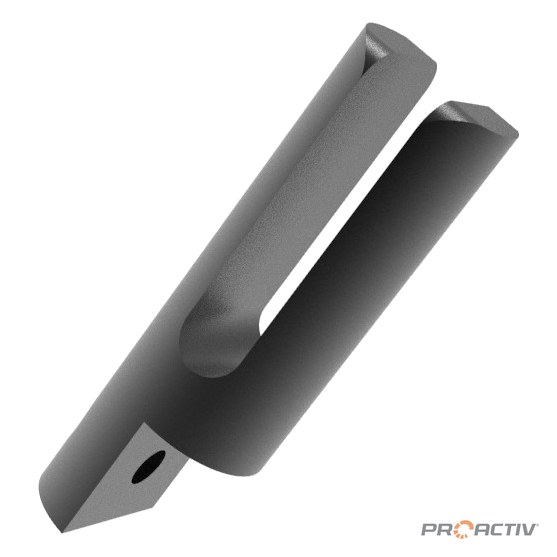 PRO ACTIV Ersatzteil – Desk-Seitenteilaufnahme vorne