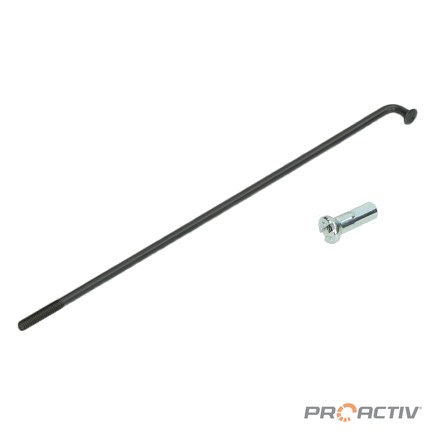 PRO ACTIV Ersatzteil – Speiche 214 mm mit Nippel (24") MTB