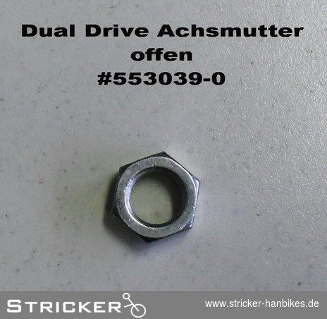 Dual Drive Achsmutter offen – Stricker Handbikes, Bestellnummer 553039-0