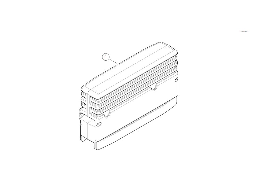 Explosionszeichnung Powermodule ACS2 – Invacare Bora Classic/Refresh (bis 12/2019)
