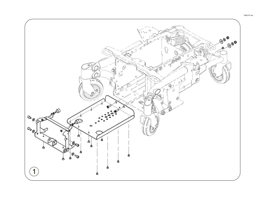 Adapter-Kit DAHL Docking Station - Narrow Base