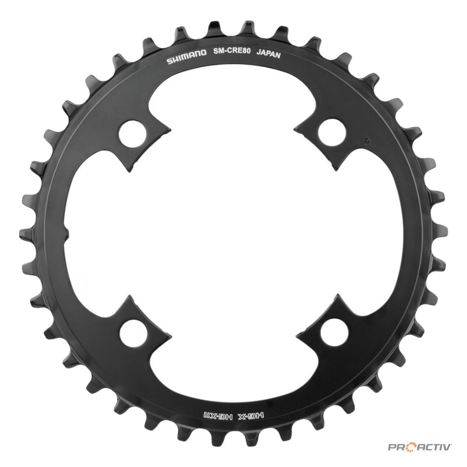 PRO ACTIV Ersatzteil – Kettenblatt 38Z schwarz FC-E8000