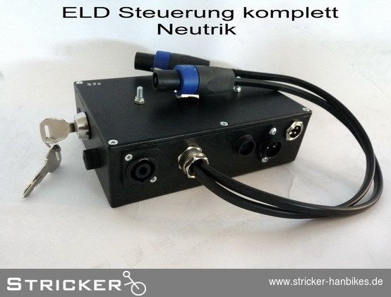 ELD.Elektro Drive Steuerung mit Neutrik – Stricker Handbikes, Bestellnummer 636185-0