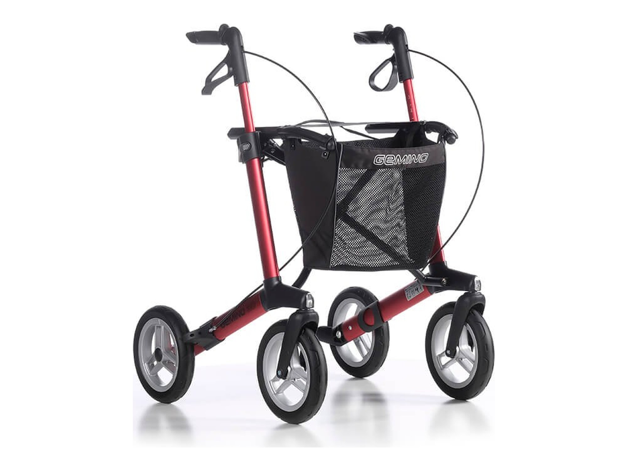 Gemino 30 Comfort Rollator in Scarlet Rot