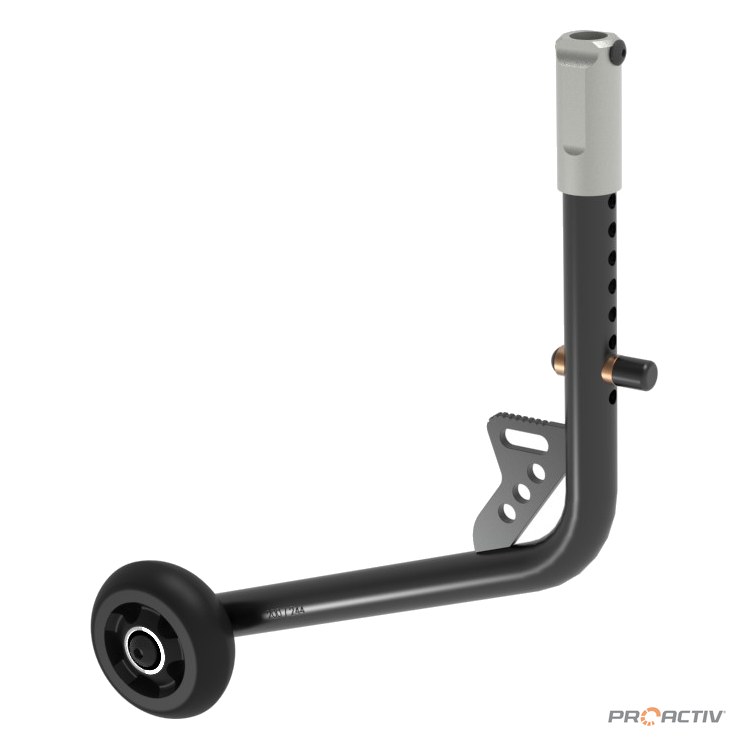 PRO ACTIV Ersatzteil – Kippstütze (L200/244), mit Rad