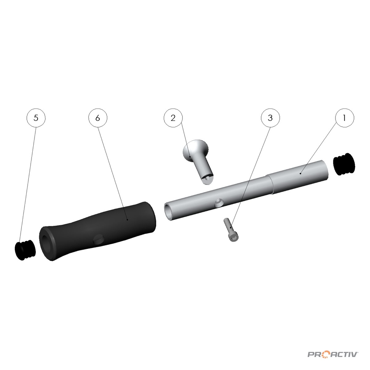 PRO ACTIV Ersatzteil – Handgriff Spike