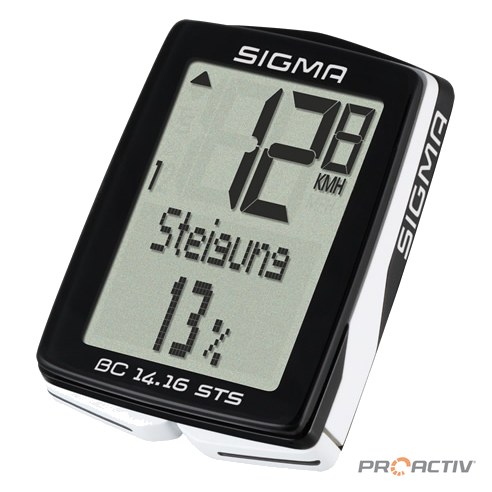 PRO ACTIV Ersatzteil – SIGMA BC 14.16 STS CAD Bike Computer