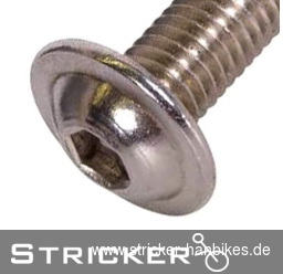 Flachrundkopfschrauben 6 x12 ISO 7380-2 – Stricker Handbikes, Bestellnummer 860686-0