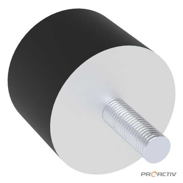 PRO ACTIV Ersatzteil – Lenkungsdämpfergummi Ø40x30 hart