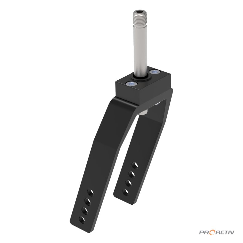 PRO ACTIV Ersatzteil – Lenkradgabel mit Schraubachse 60mm