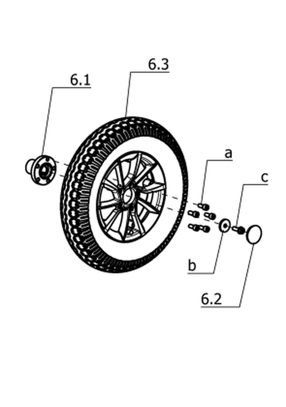Radgröße ø380mm (15") >02/2019 (Code 772)