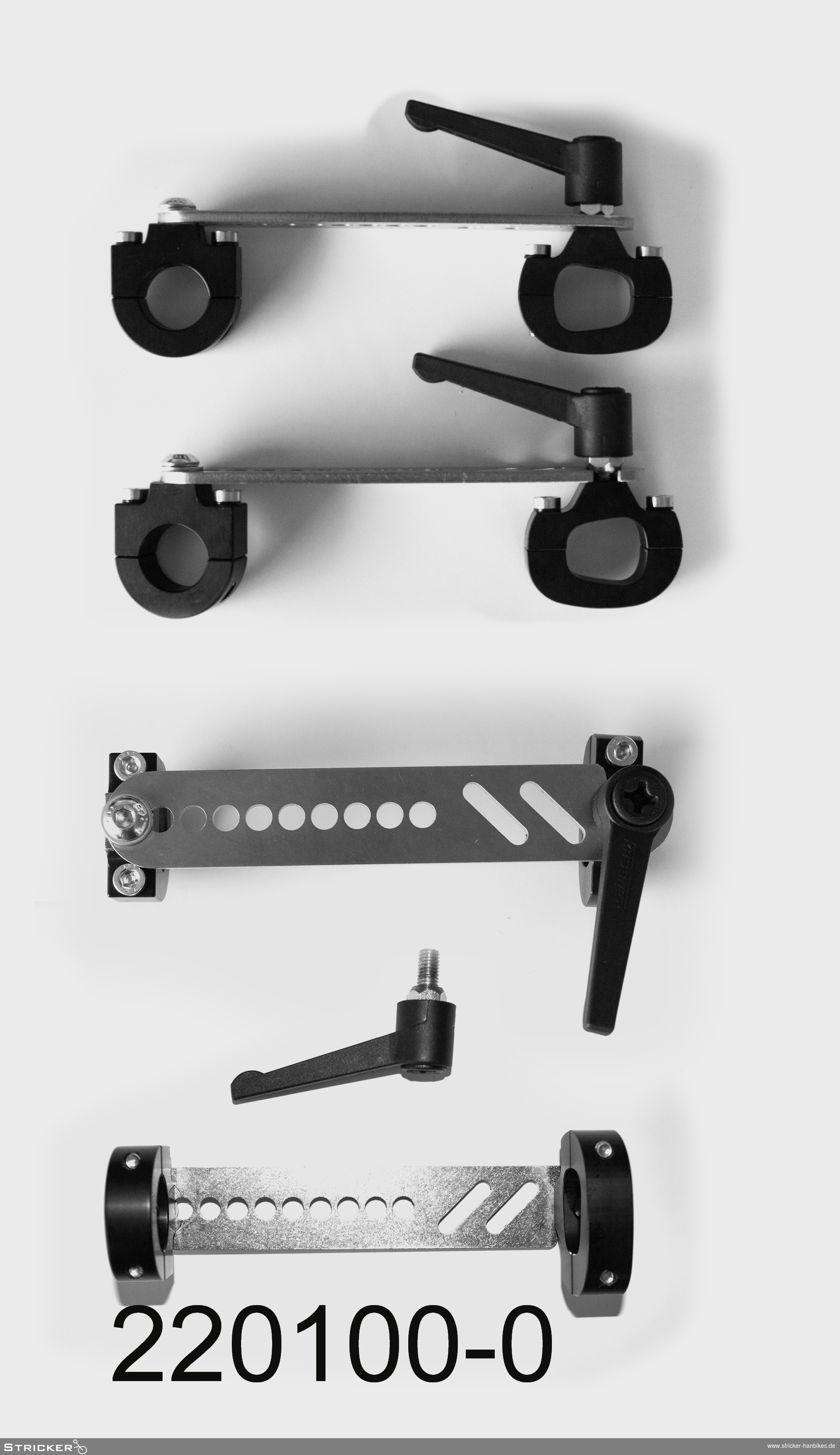 Adapter Vorbaufix für Küschall hydro – Stricker Handbikes, Bestellnummer 220100-0