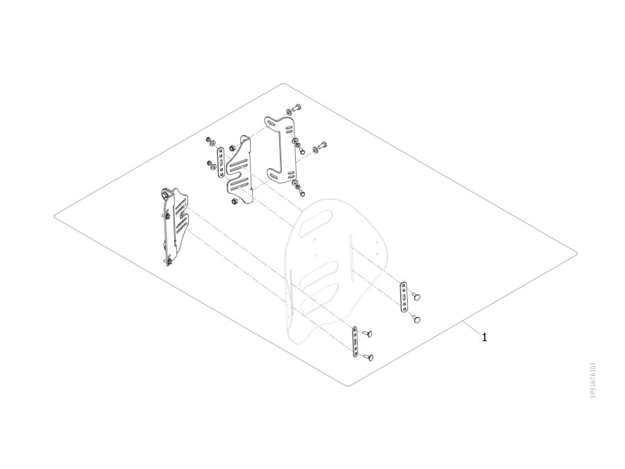 Invacare Matrx Elite E2 Montagematerial - ULM Recline