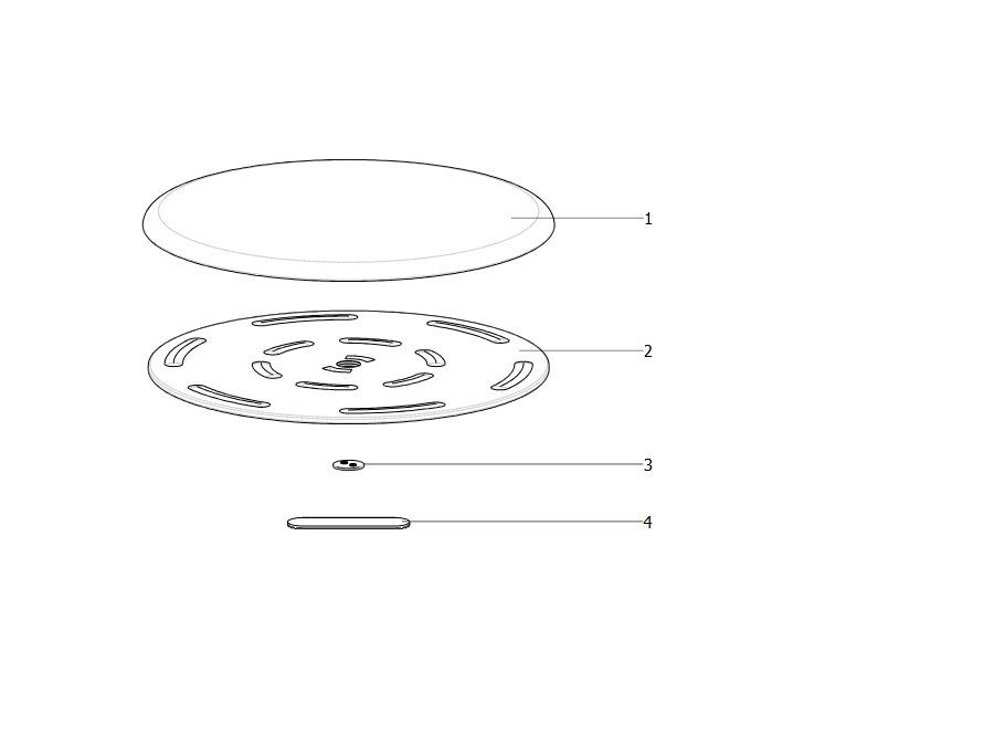 Explosionszeichnung Ersatzteile – Aquatec Disk