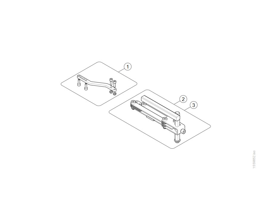 Fahrpulthalter abschwing- & höhenverstellbar