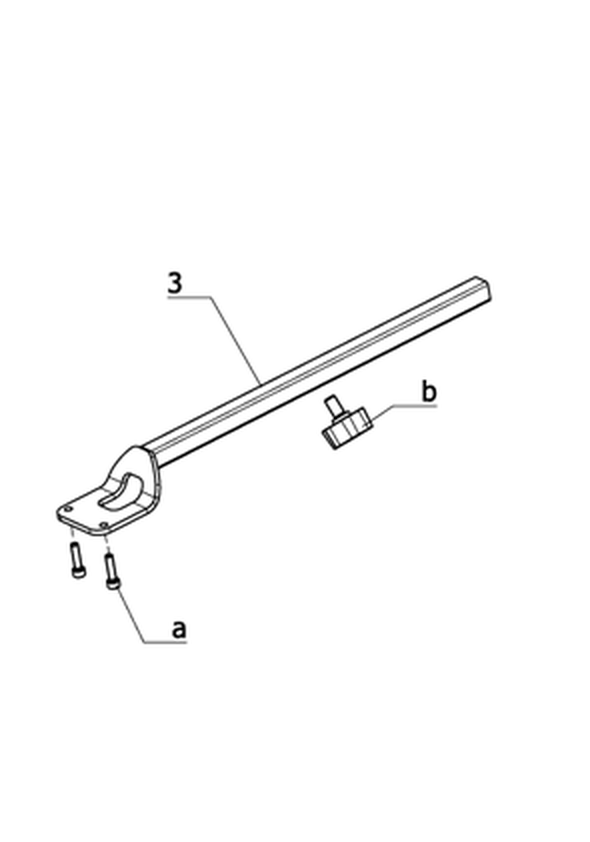 Bedienmodulhalter längenverstellbar (Code 4859)
