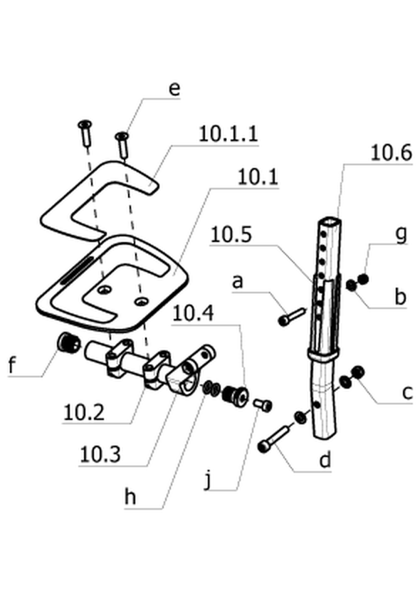 Fußplatten winkelverstellbar (Code 808)