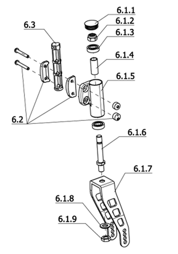 Lenkrad Gabel kurz (Code 418)