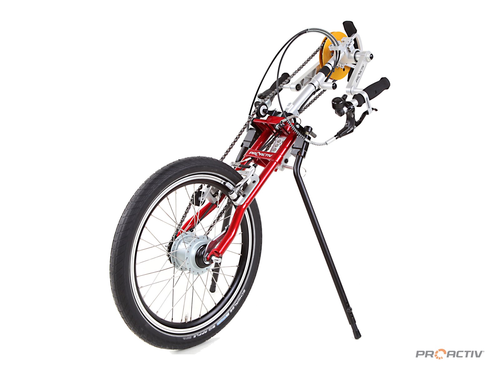 PRO ACTIV SPIKE Adaptivbike, Dreiviertelansicht von vorne