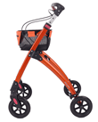 Mobilex Jaguar Indoor Rollator, orange