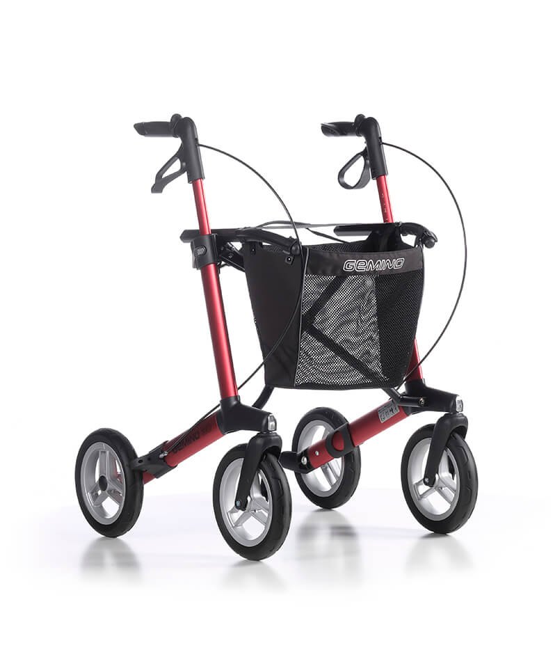 Gemino 30 Comfort Rollator in Scarlet Rot