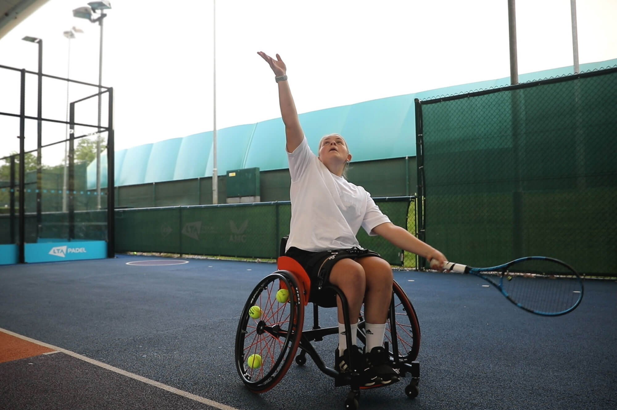 RGK Allstar A2 beim Rollstuhltennis