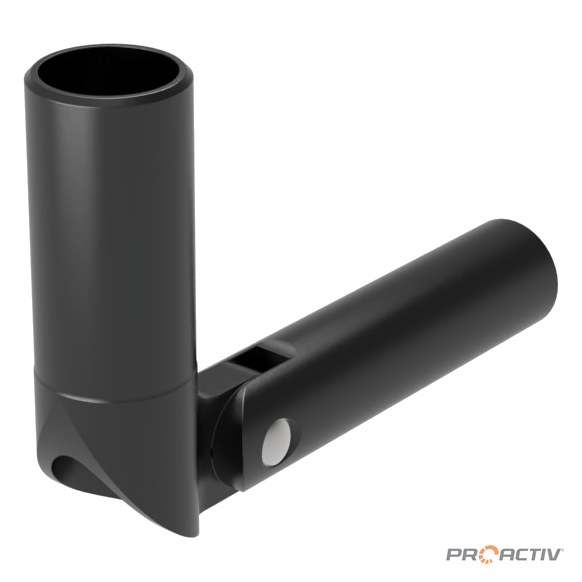PRO ACTIV Ersatzteil – Fußauflagegelenk "G-Form" 90° rechts