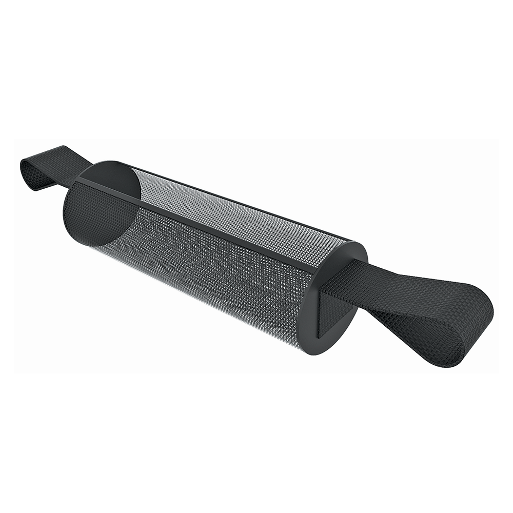 Rehasense Netztasche 30 cm für Standardrollatoren, offenes Design, schwarz – Ansicht 1