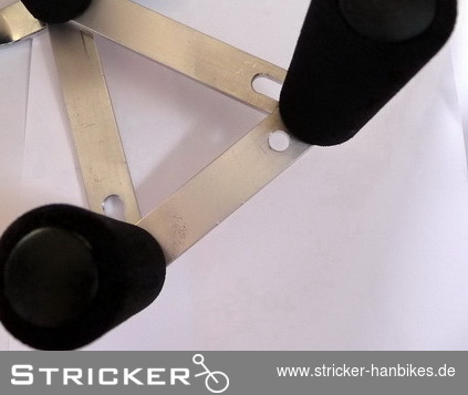 Tetraspezial Bügel Modell 3 Säulen – Stricker Handbikes, Bestellnummer 301233-0