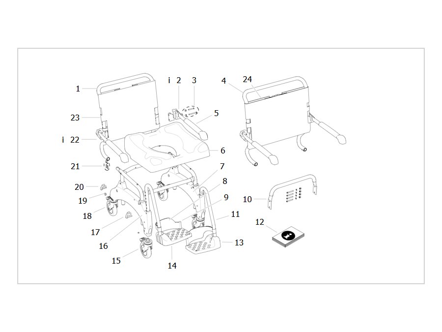 Ersatzteile Ocean Ergo (XL) => 01/2021