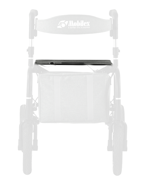 Mobilex Sitz, grau, für matt-schwarzen Puma Air Rollator