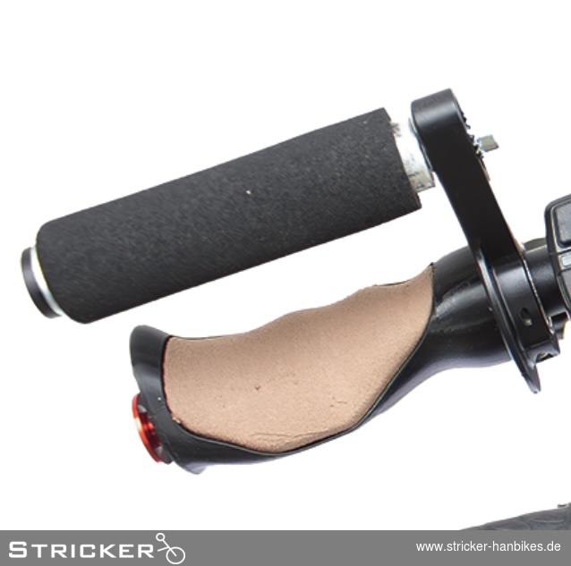 Tetra GX Griff links mit Handflächen-und – Stricker Handbikes, Bestellnummer 632643-0