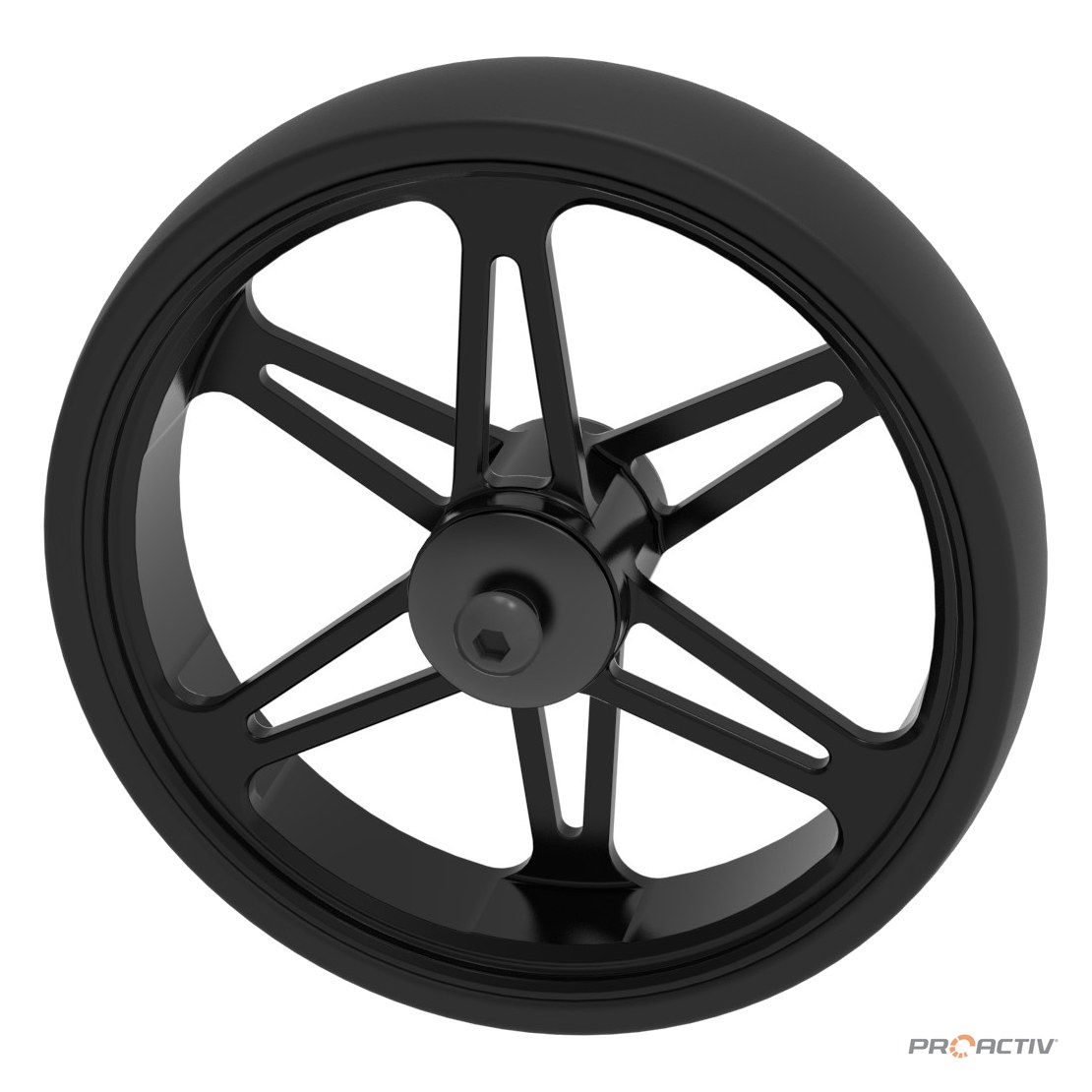 PRO ACTIV Ersatzteil – 5" Alu-Felge 6-Speichen-Design
