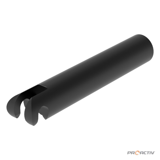 PRO ACTIV Ersatzteil – Fußauflagehalterohr mit Haken 105 mm