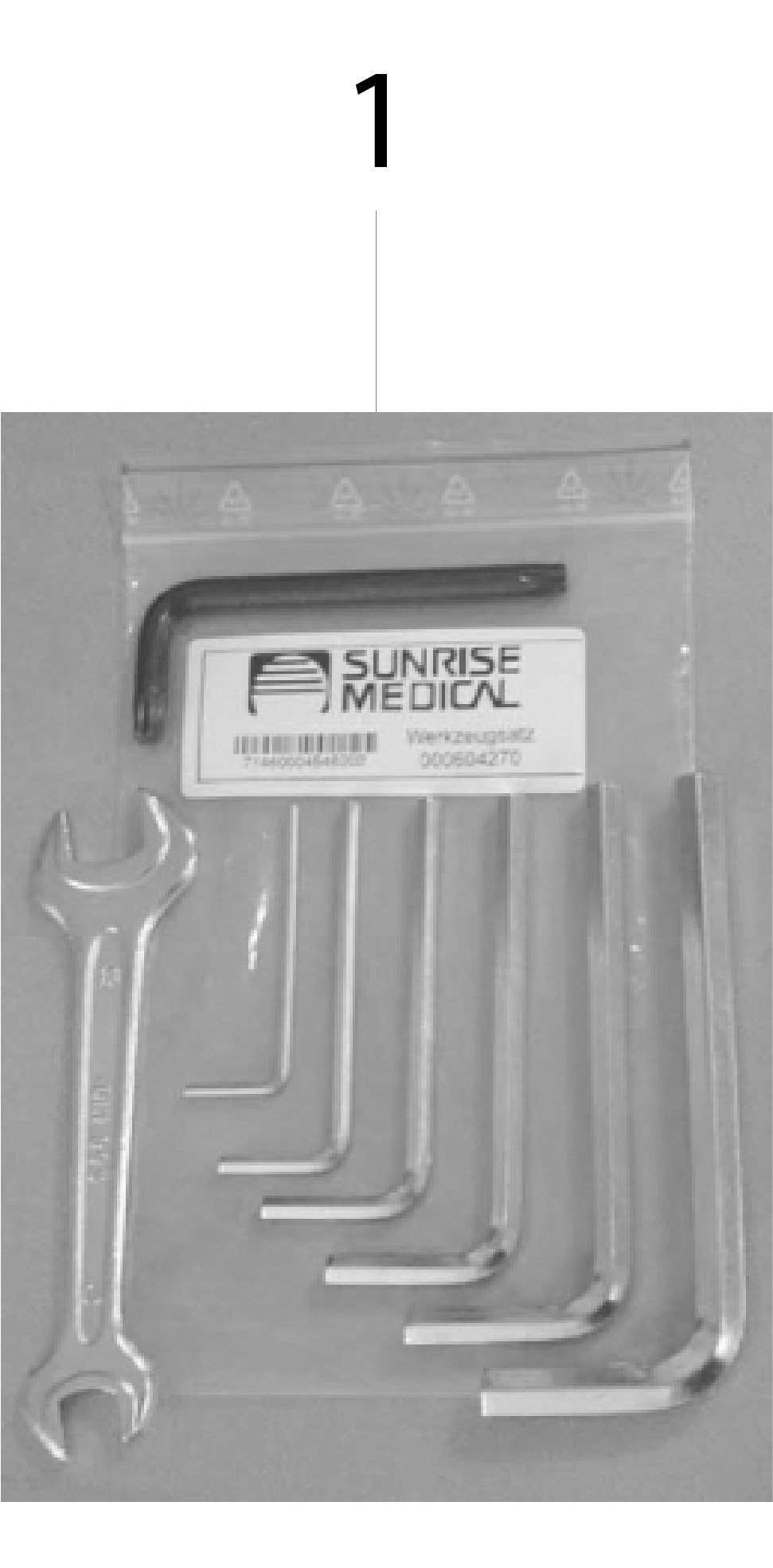 Explosionszeichnung Zubehör, Sunrise Sopur QS7 X