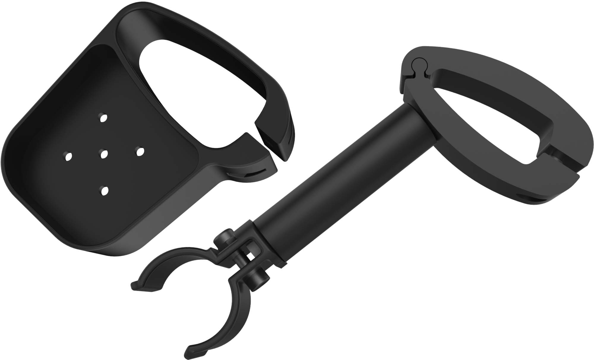 Mobilex Stockhalter für Tiger und Tiger Outdoor Rollator (Set mit Klemme und Becher)