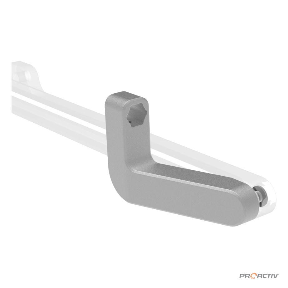 PRO ACTIV Ersatzteil – Bremsschienenhalter vorne links