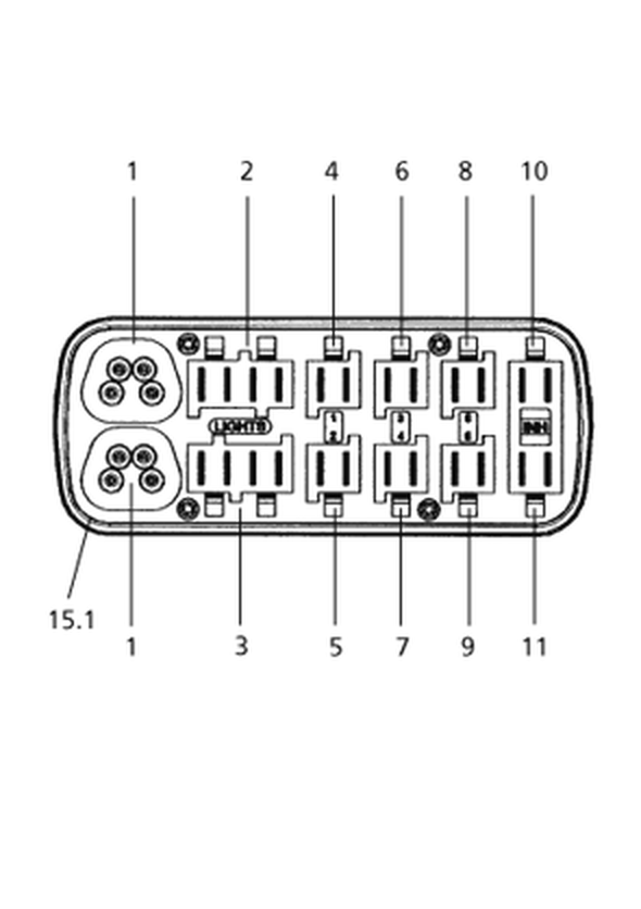 Kontaktbelegungen Verstellmodul