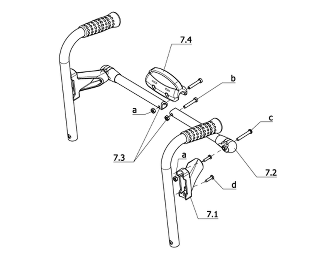 Stabilisatorstange mitfaltend (Code 238)