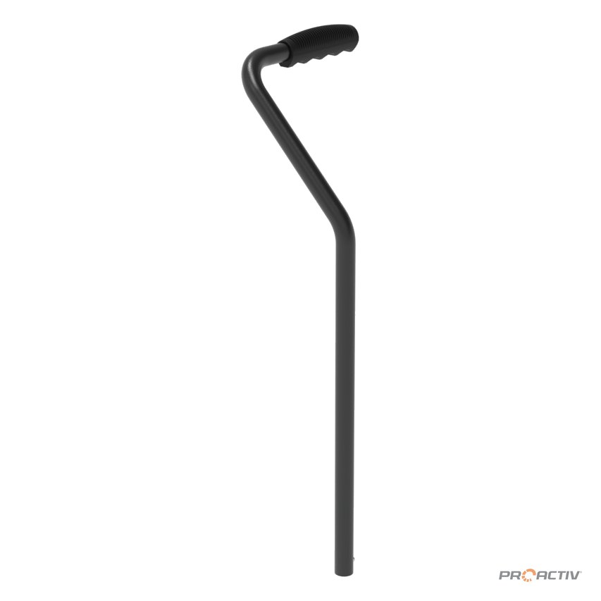 PRO ACTIV Ersatzteil – Schiebegriff Aluminium mit Griffversatz
