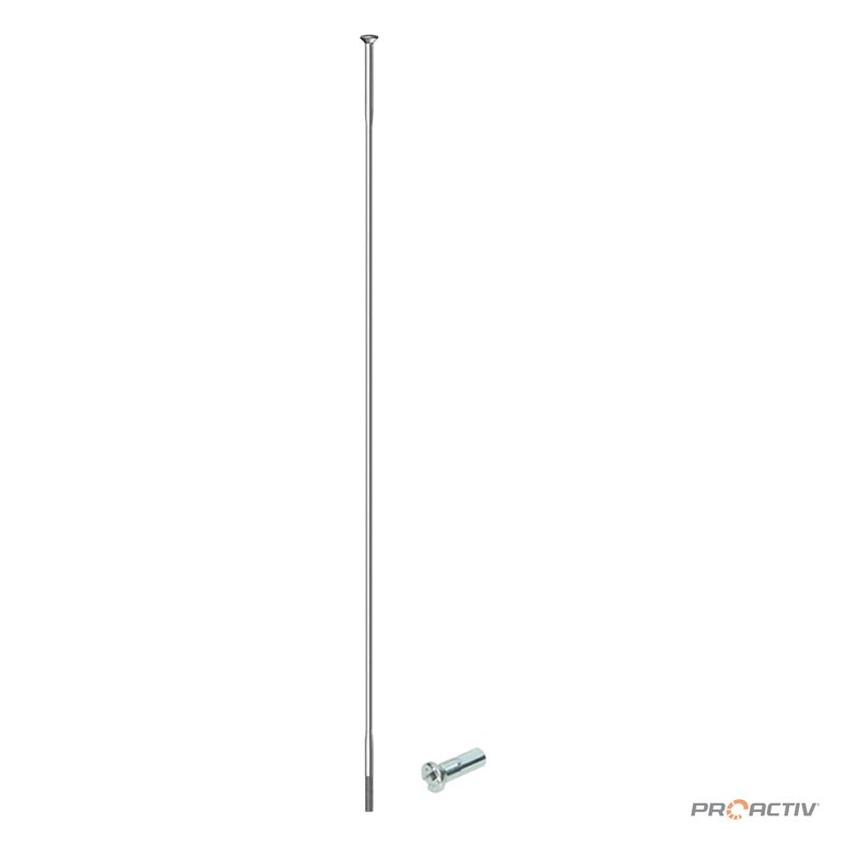 PRO ACTIV Ersatzteil – Speiche 251 mm, gerade mit Nippel (24")