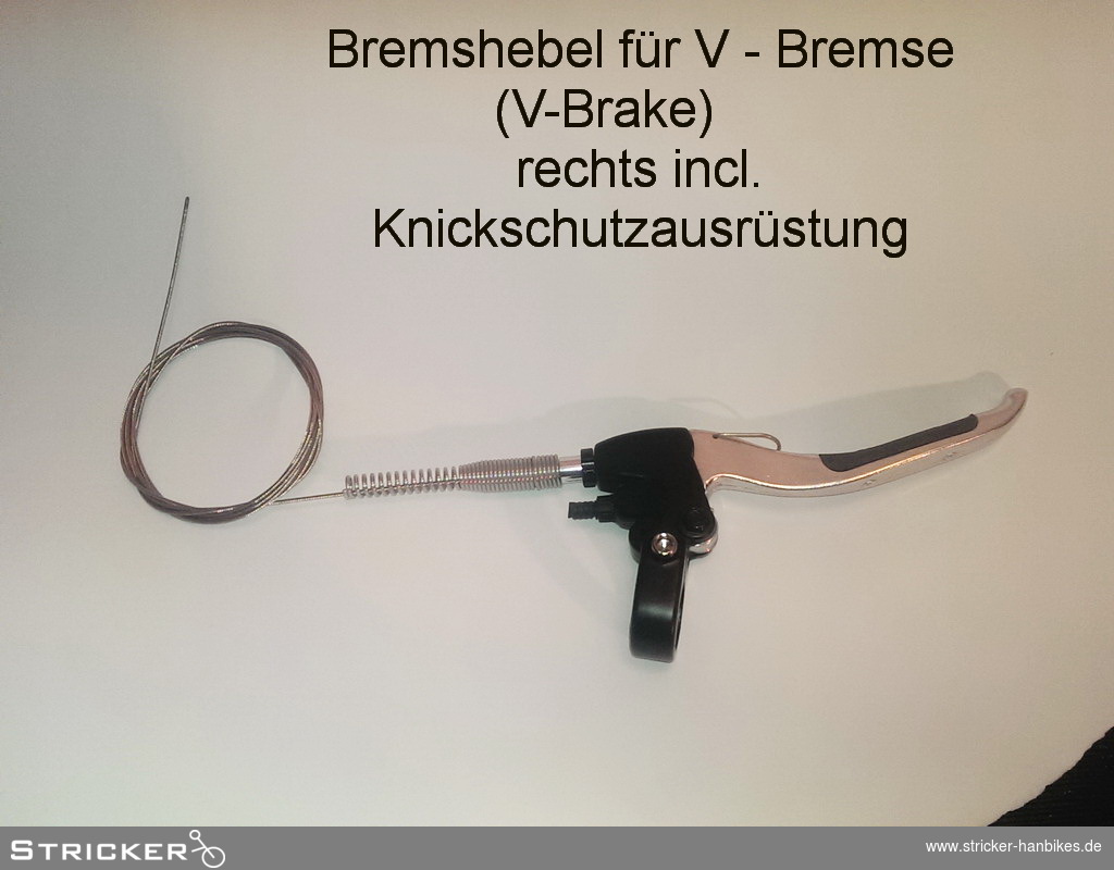Bremshebel für V-Bremse (V-Brake) – Stricker Handbikes, Bestellnummer 700053-1