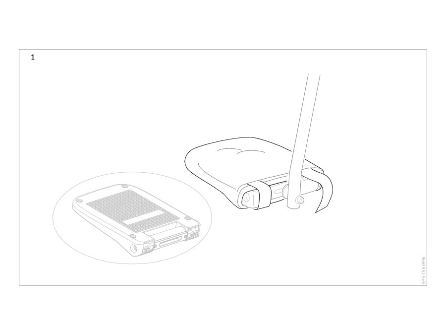 Explosionszeichnung Bezug, Fußauflage – Rea Azalea