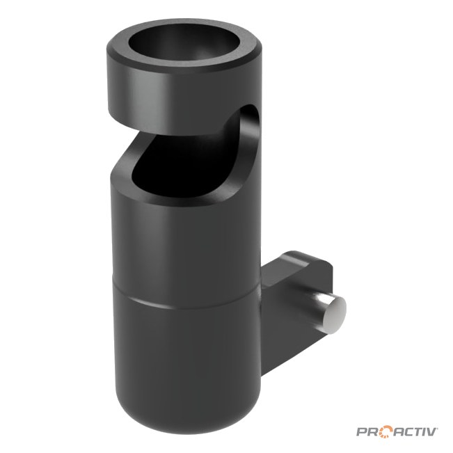 PRO ACTIV Ersatzteil – Fußauflagegelenk HD G-Form mit Stift