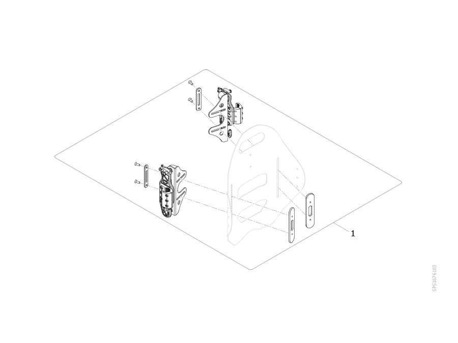 Invacare Matrx Elite E2 Montagematerial - Modulite