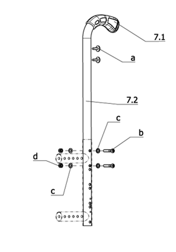 Schiebegriff Standard (Code 410)