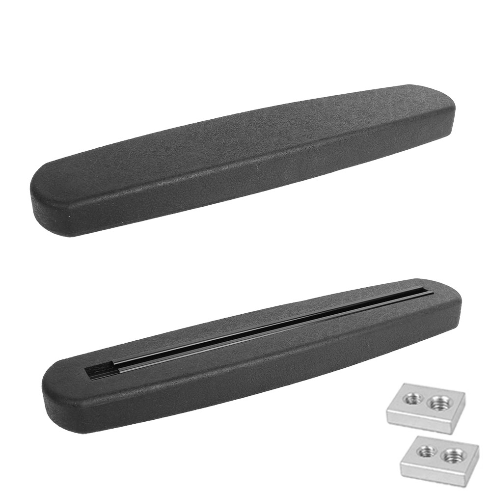 Armauflage aus PU-Schaum, schwarz (380 mm)