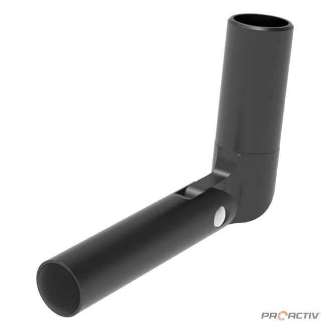 PRO ACTIV Ersatzteil – Fußauflagegelenk "V-Form" 97° links