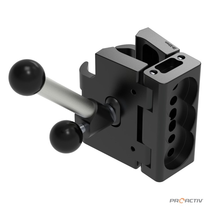 PRO ACTIV Ersatzteil – Frontadapter Rahmenklemmung kurz Ø30 x70